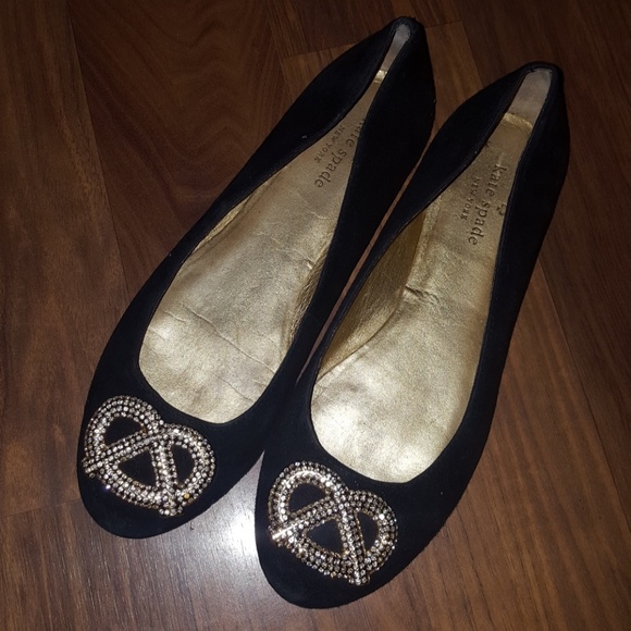 black flats with bling